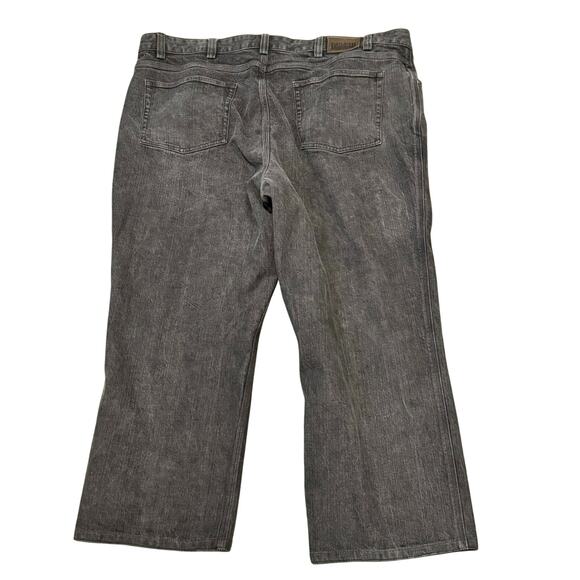 DULUTH Men's 46x30 Flex Ballroom Jeans‎ Gray Relaxed Fit Cotton Stretch Straight - Picture 3 of 11